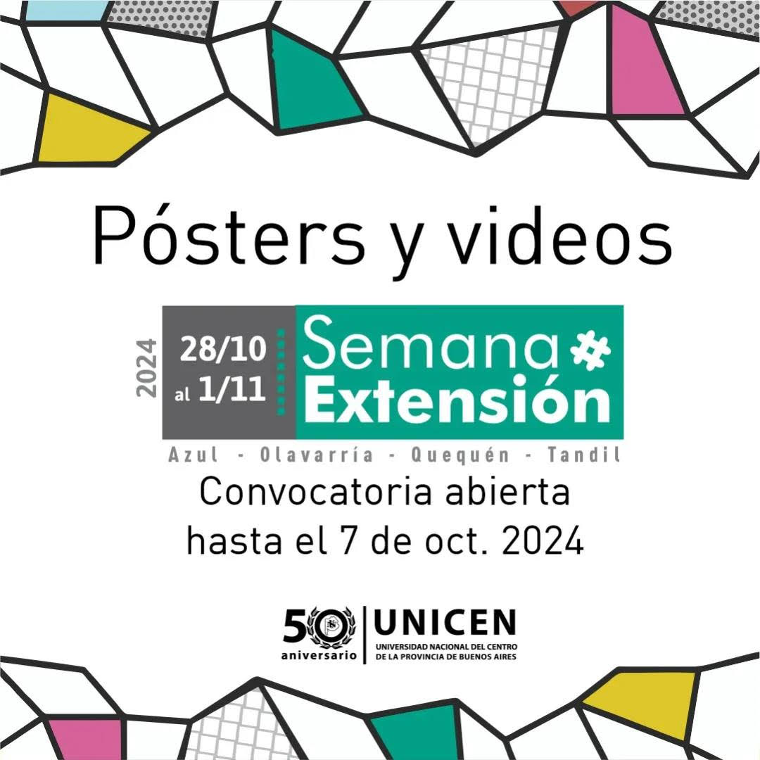 SEMANA DE LA EXTENSIÓN 2024 - Convocatoria abierta