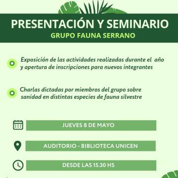 Presentación y Seminario Grupo Fauna Serrano