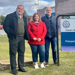 Visita de autoridades de la Facultad de Salud - UNICEN