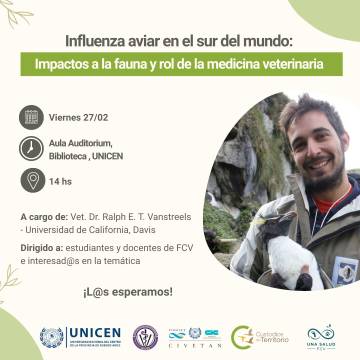 Disertación sobre Influenza Aviar en el sur del mundo: Impactos en la fauna y el rol de la Medicina Veterinaria