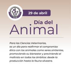 29 de abril • Día del Animal 