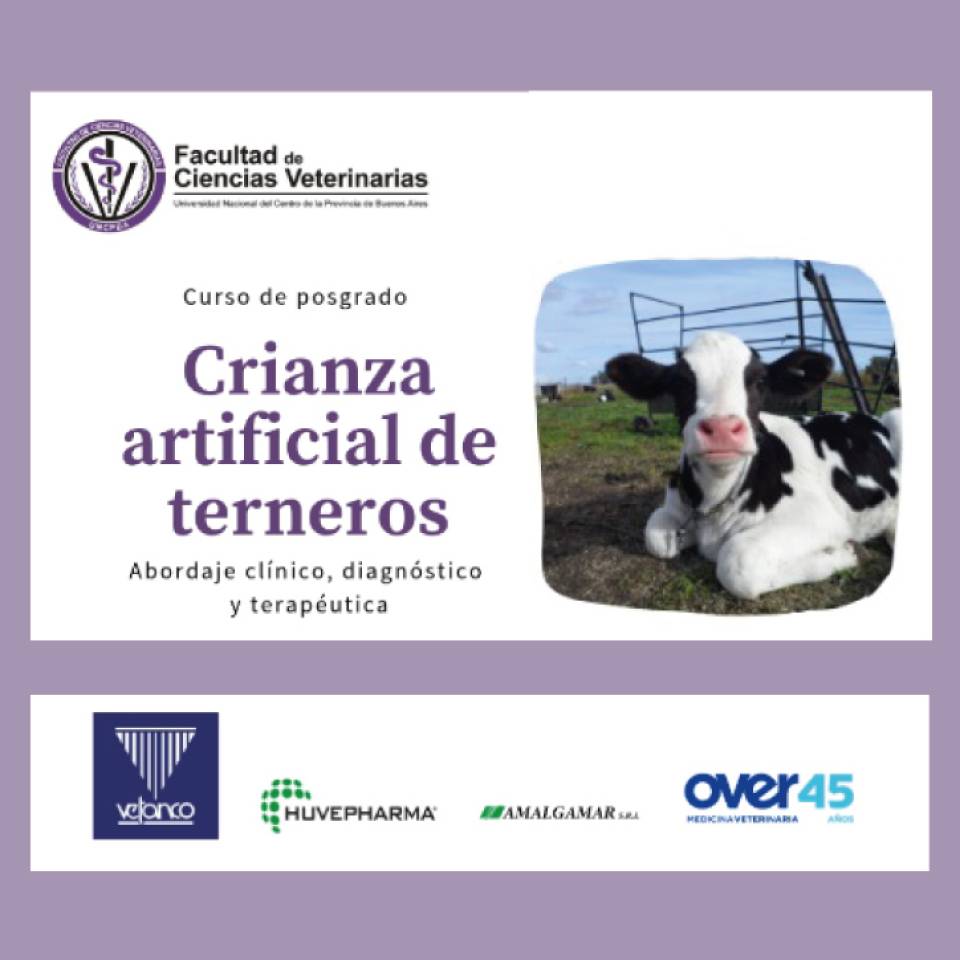 Curso de Posgrado: Crianza Artificial de Terneros - Abordaje clínico, diagnóstico y terapéutica