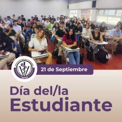 21 de septiembre | Día del/la Estudiante